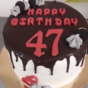 עוגה מעוצבת טפטופים