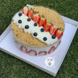 עוגת מוס גבינה שוקולד לבן