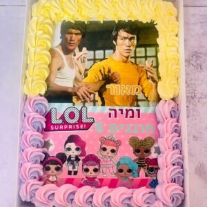 עוגת גן חצי חצי