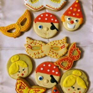 עוגיות חמאה מאויירות לפורים