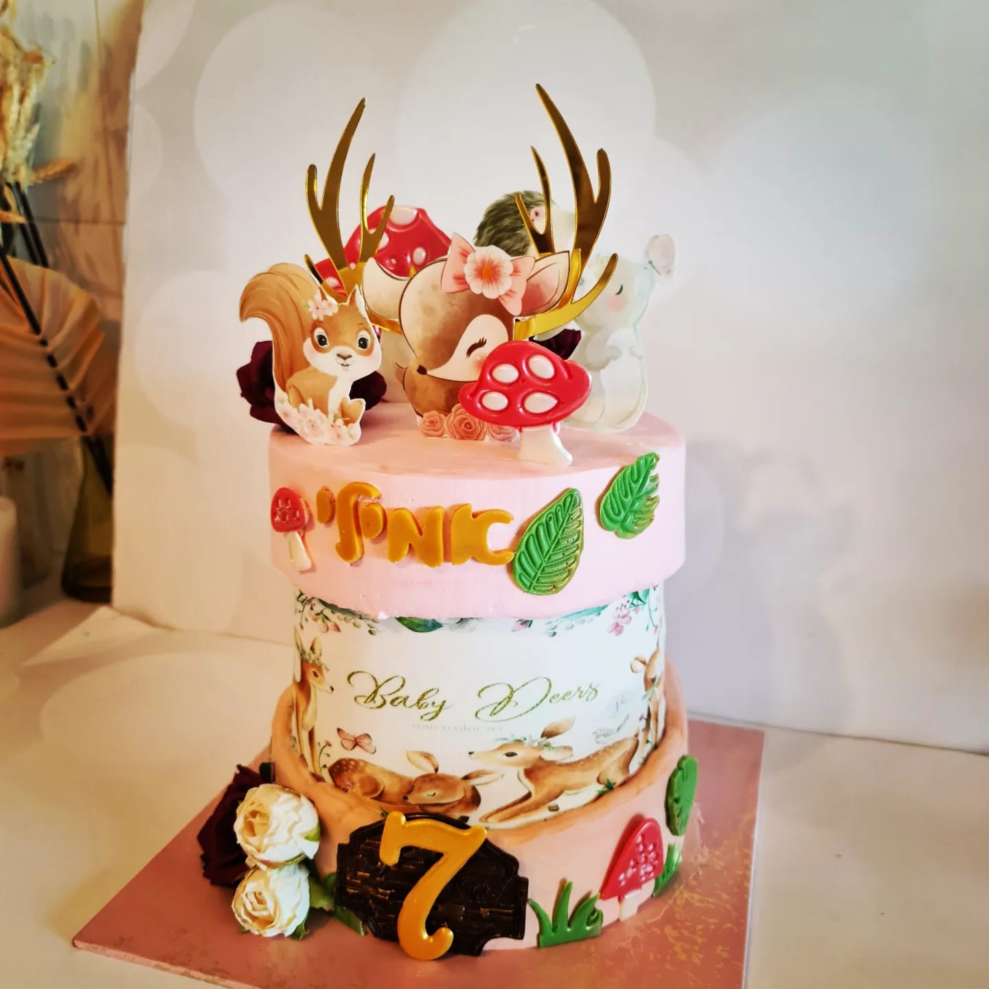 עוגת חיות יער