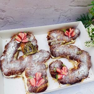 עוגת מספרים מפחזניות